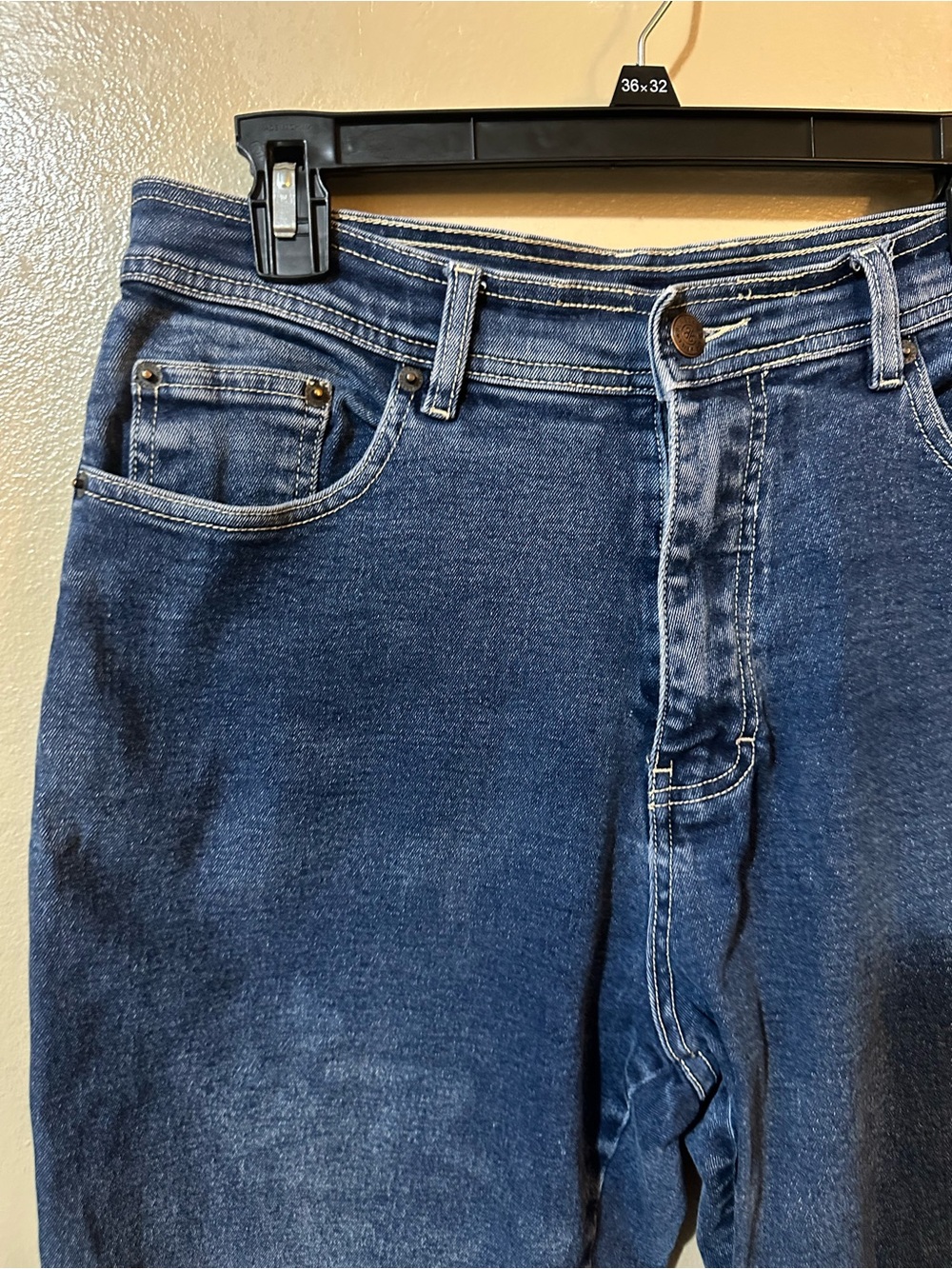 Bill Blass Jeans Womens 12P Petite Blue Denim Stretch Mom Jeans Classic Fit - Picture 5 of 5